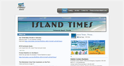 Desktop Screenshot of myislandtimes.com