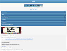 Tablet Screenshot of myislandtimes.com